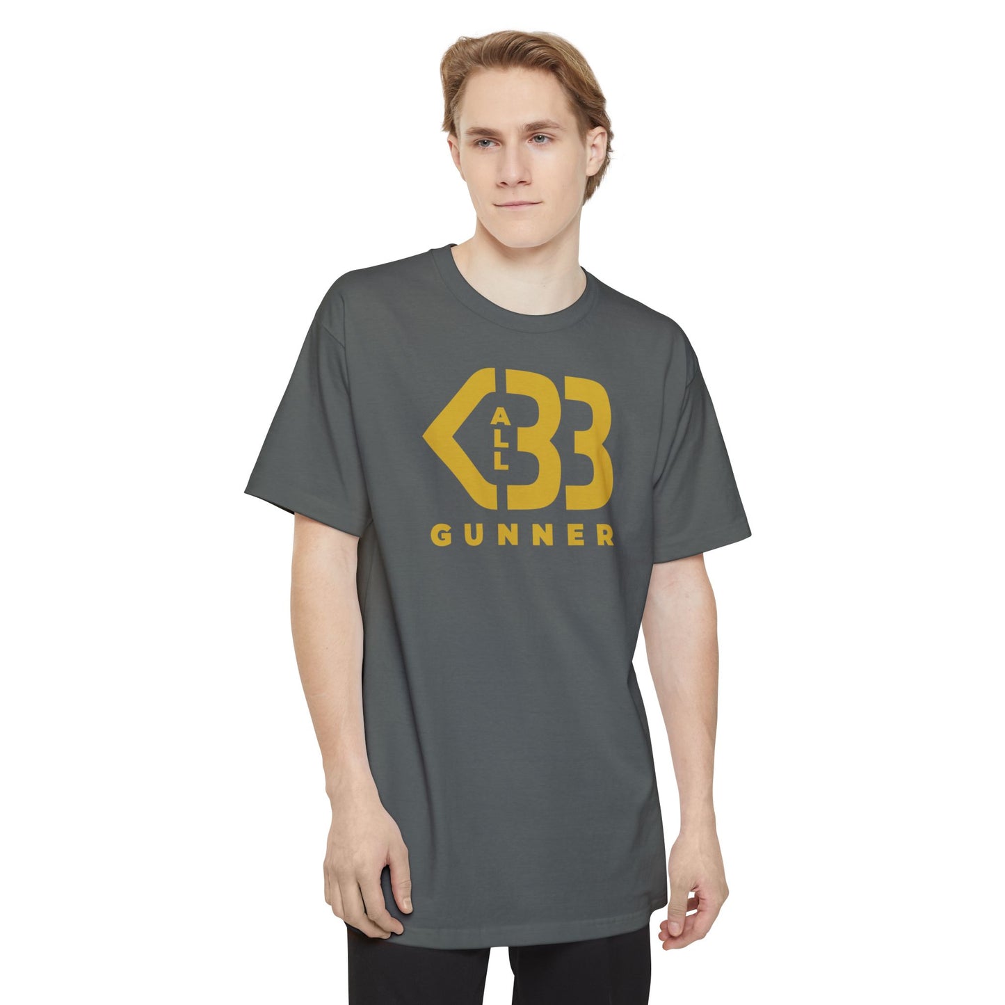 Tall Shirt - All Heart Gunner - Gold Logo