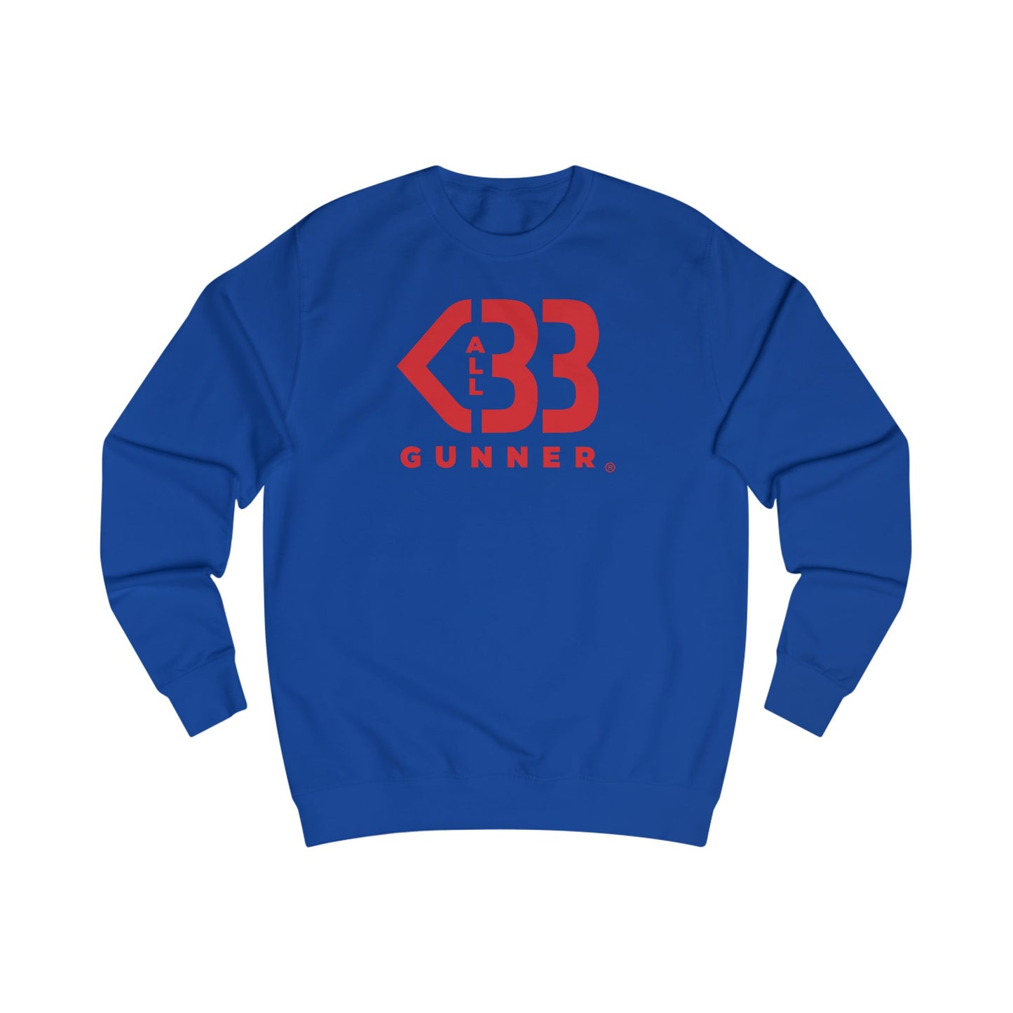 Sweater - All Heart Gunner - Red and Blue Jayhawk