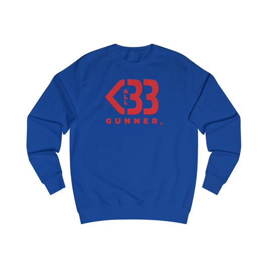Sweater - All Heart Gunner - Red and Blue Jayhawk