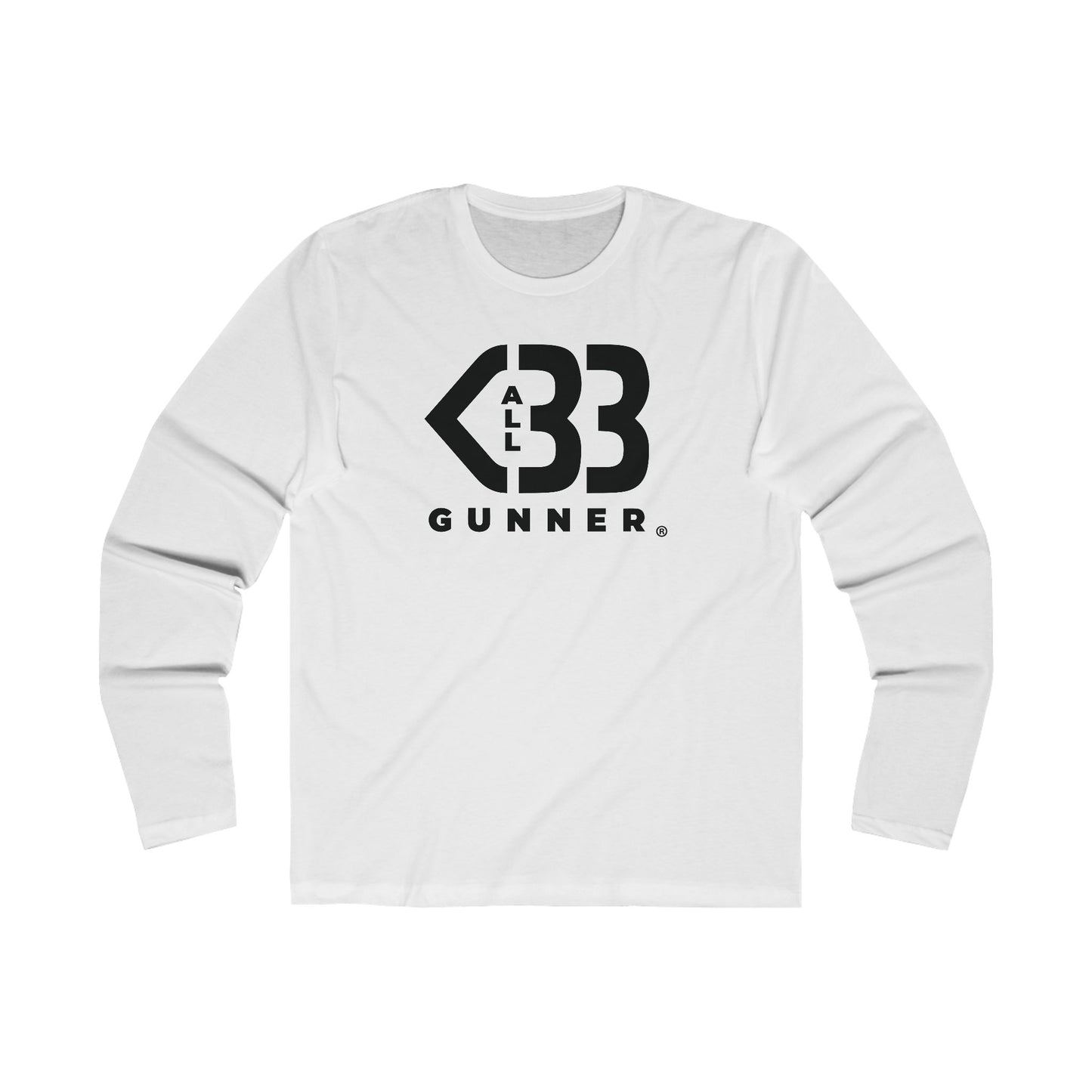 Long Sleeve - All Heart Gunner - Black Logo