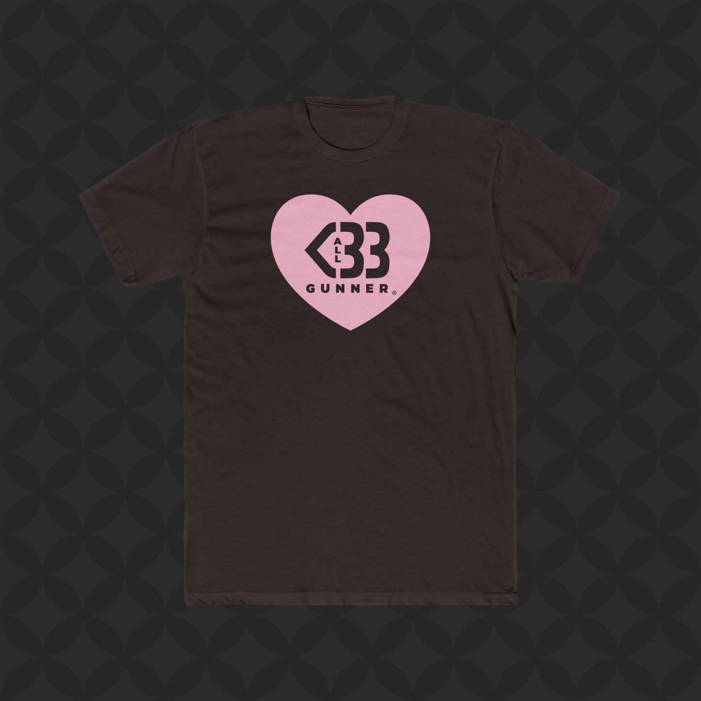 Pink Heart Logo - All Heart Gunner