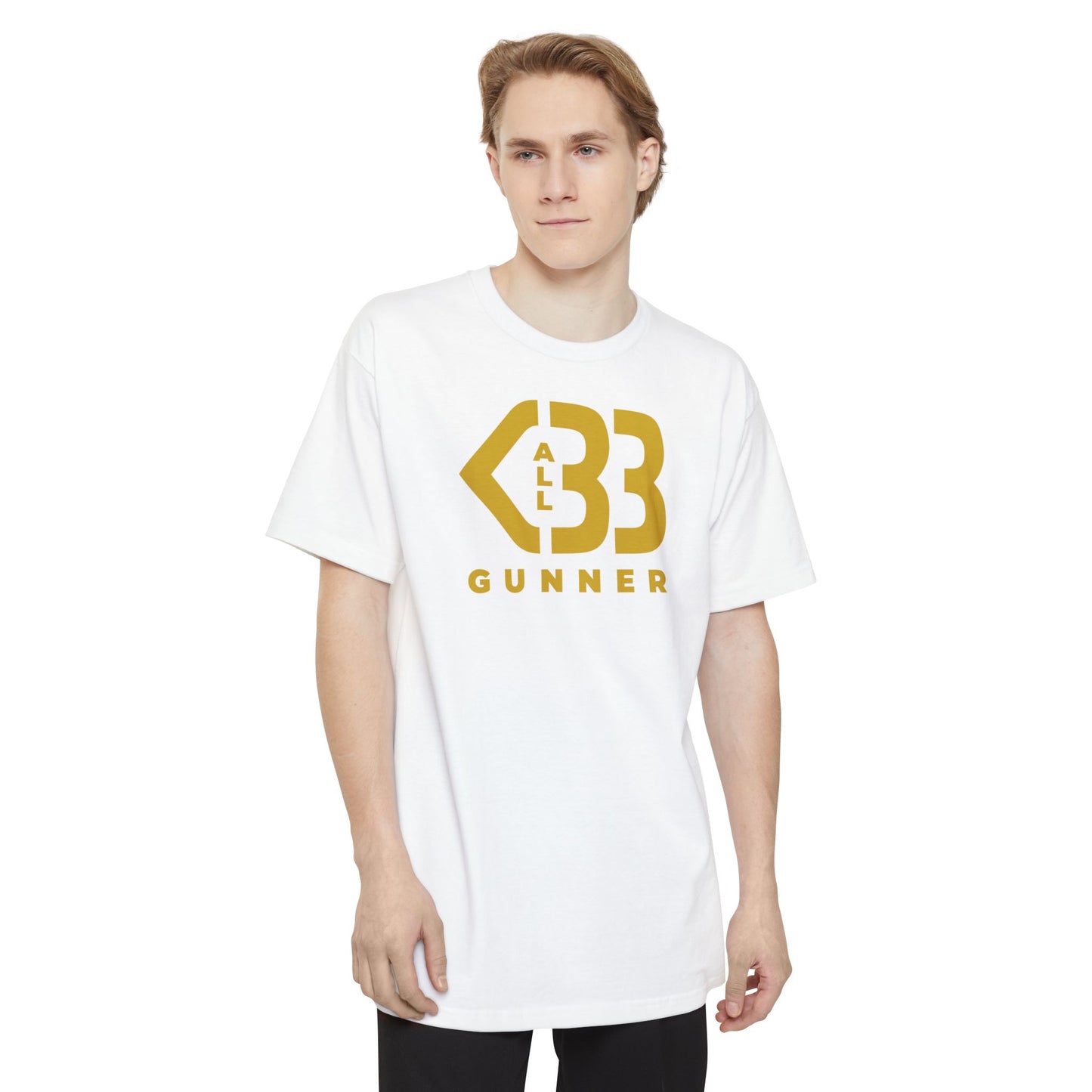 Tall Shirt - All Heart Gunner - Gold Logo