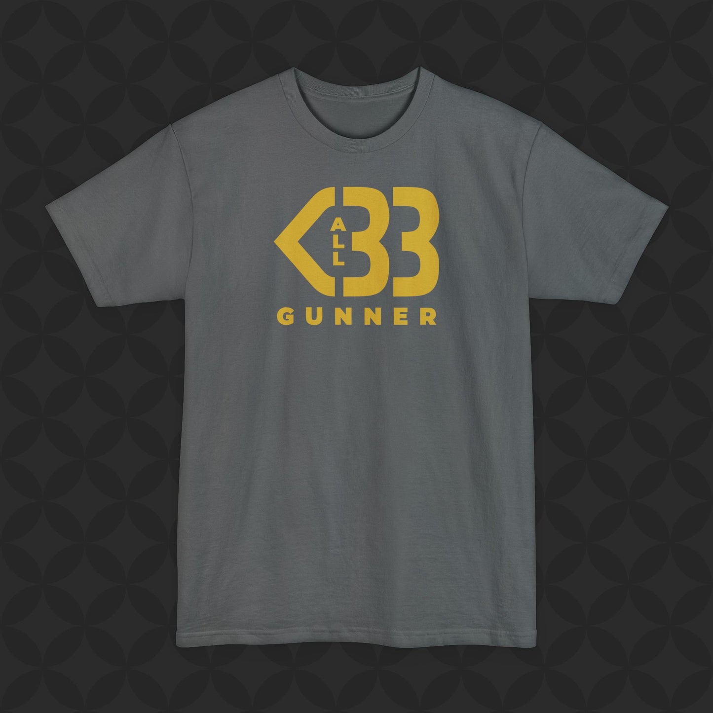 Tall Shirt - All Heart Gunner - Gold Logo