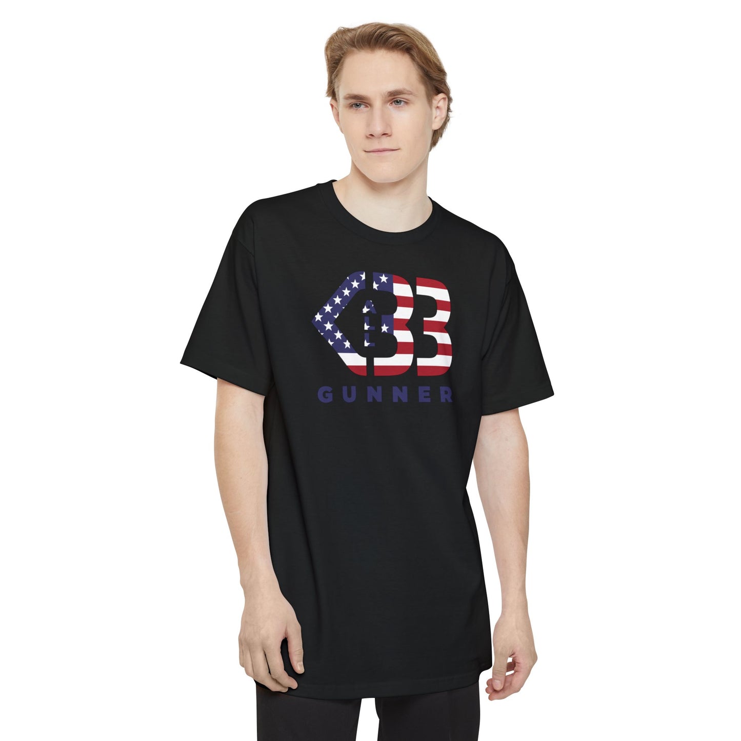 Tall Shirt - All Heart Gunner - Flag Logo