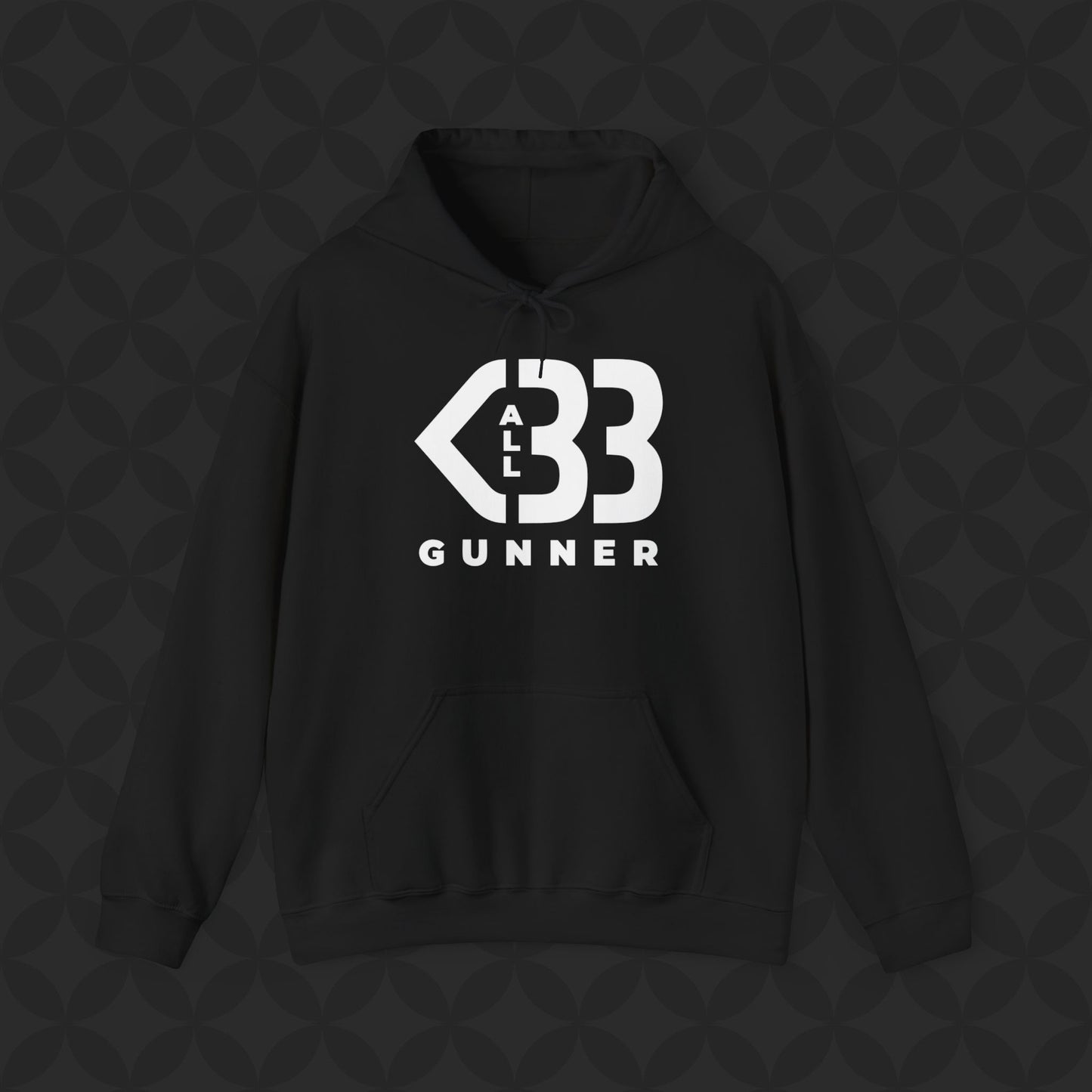 Hoody - All Heart Gunner - White Logo