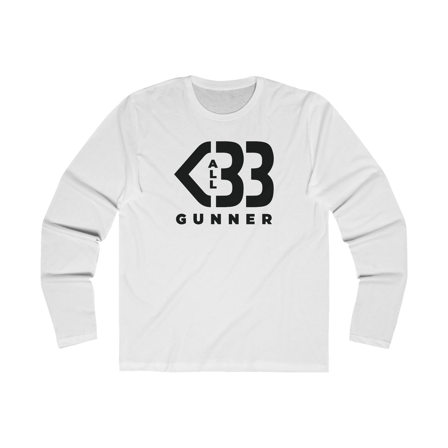 Long Sleeve - All Heart Gunner - Black Logo