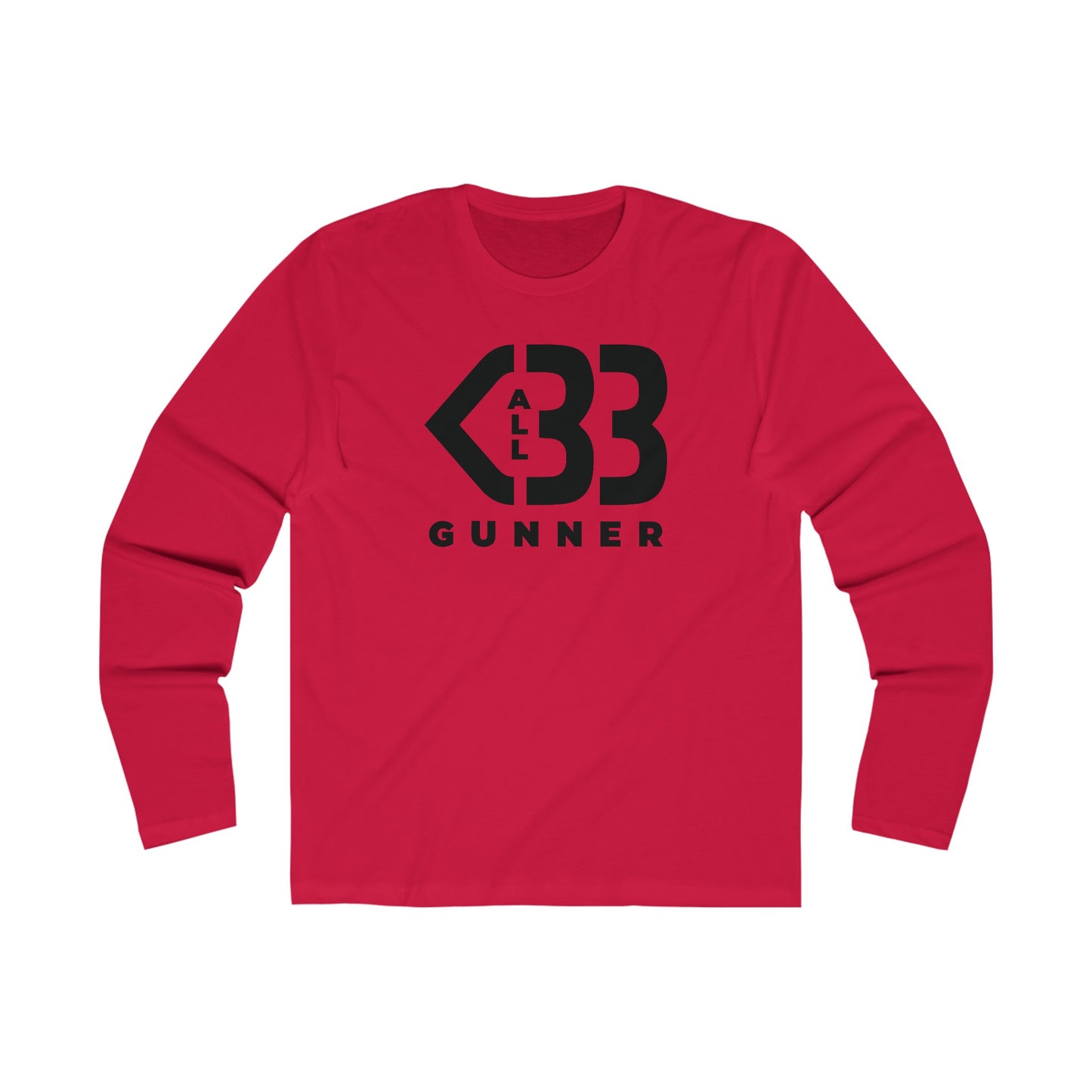 Long Sleeve - All Heart Gunner - Black Logo