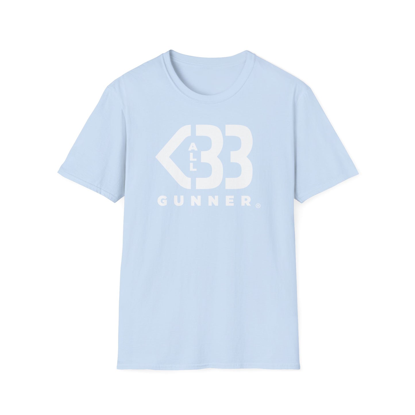 School Spirit - Carolina Blue - All Heart Gunner Logo