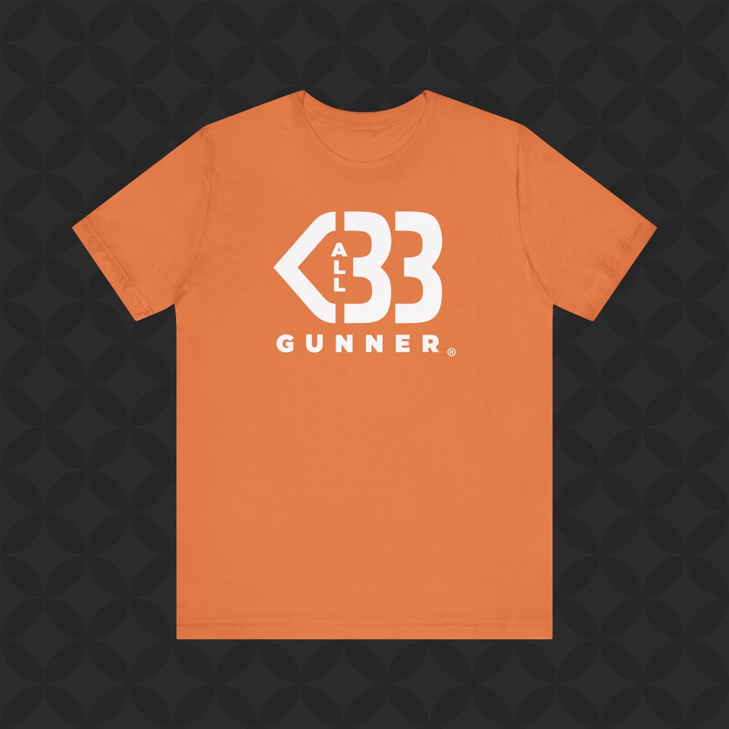 All Heart Gunner Burnt Orange Tee - White Logo