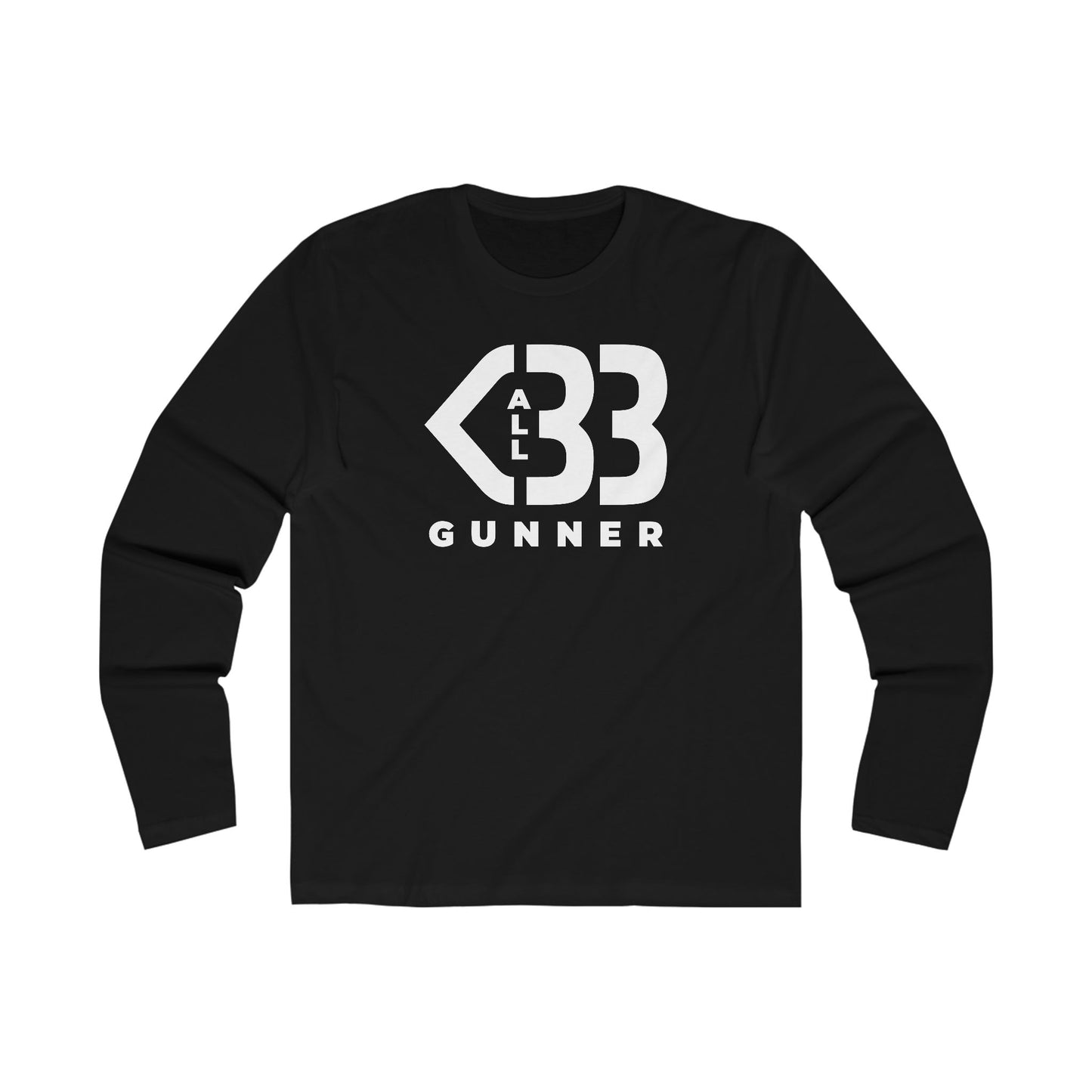 Long Sleeve - All Heart Gunner - White Logo