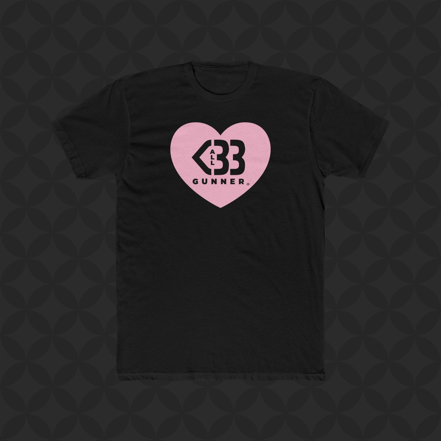 Pink Heart Logo - All Heart Gunner