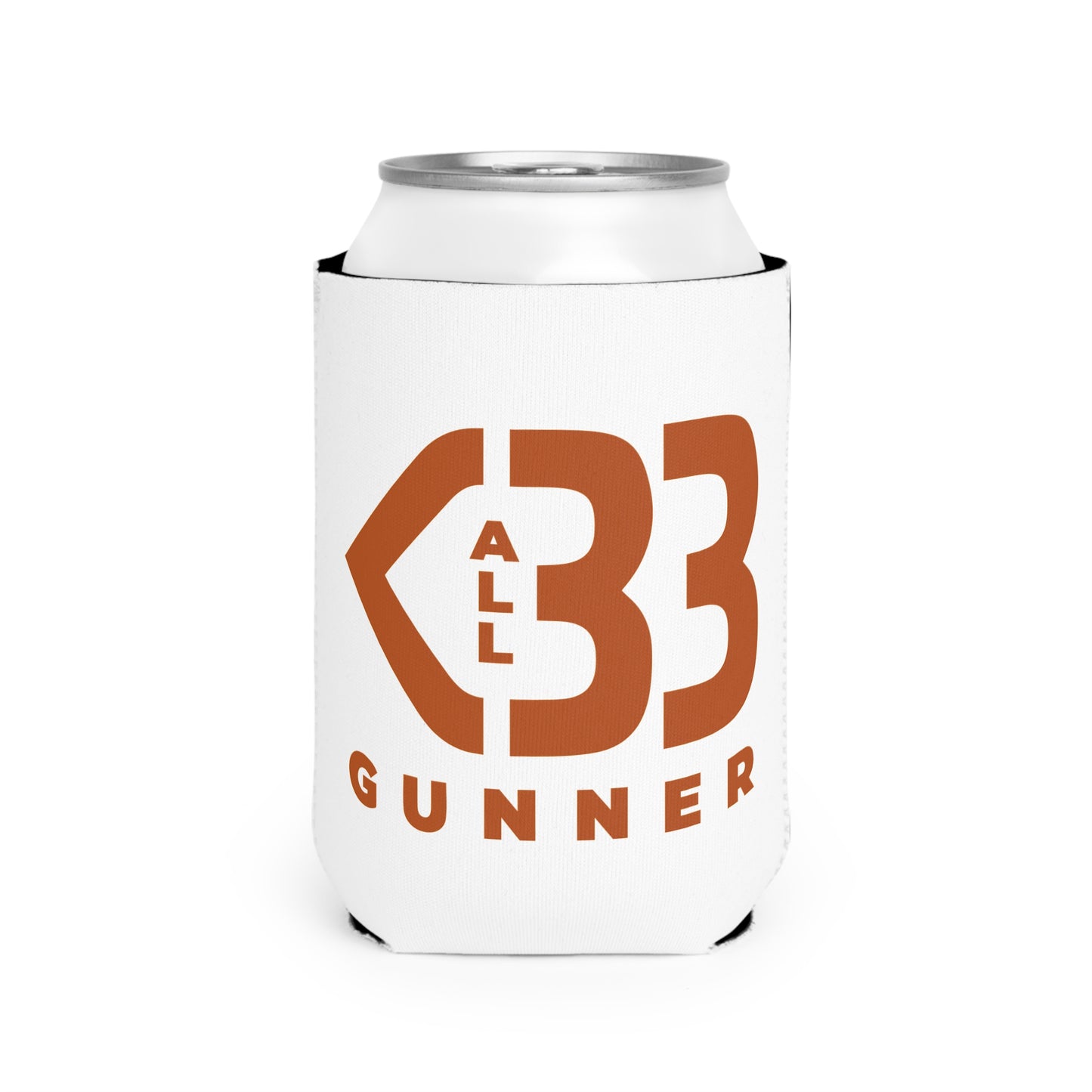 All Heart Gunner Burnt Orange Logo - Cooler Sleeve