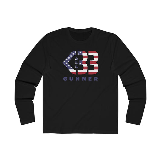 Long Sleeve - All Heart Gunner - Flag Logo