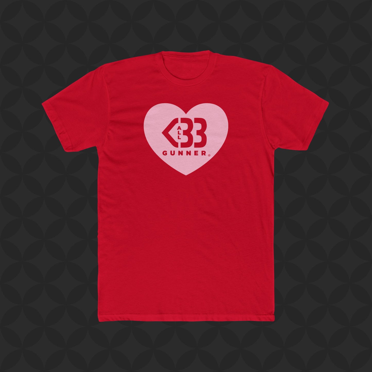 Pink Heart Logo - All Heart Gunner