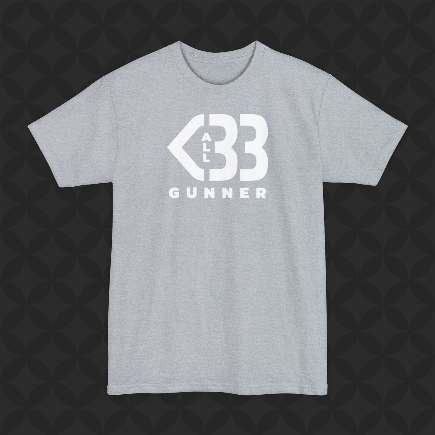 Tall Shirt - All Heart Gunner - White Logo