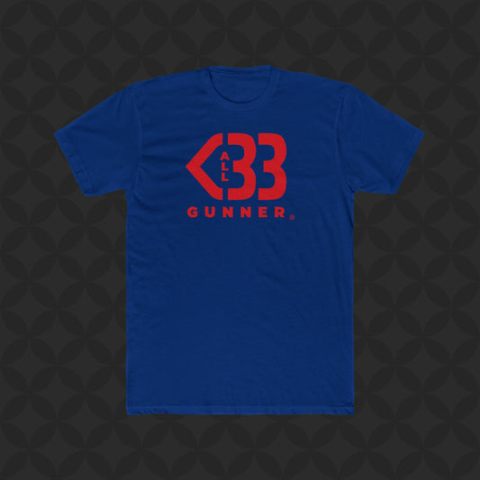 All Heart Gunner - Red and Blue Jayhawk