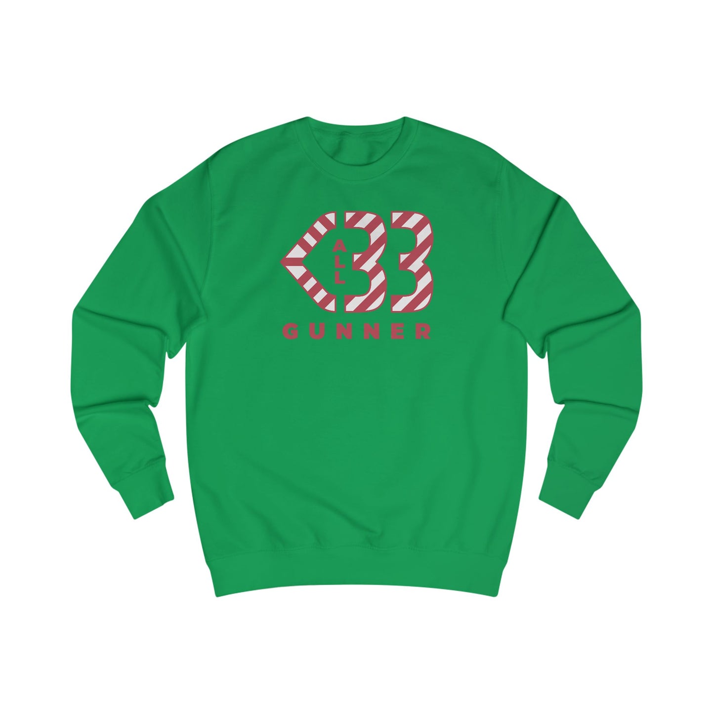 Candy Cane Logo - Sweater - All Heart Gunner