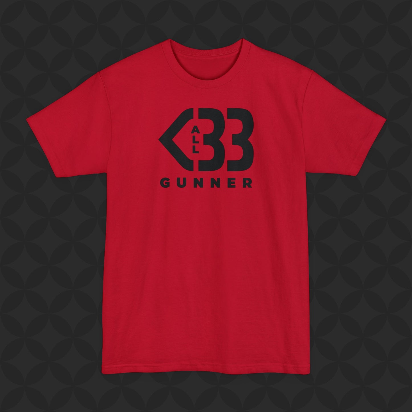 Tall Shirt - All Heart Gunner - Black Logo