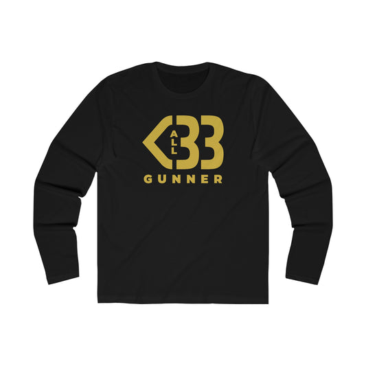 Long Sleeve - All Heart Gunner - Gold Logo