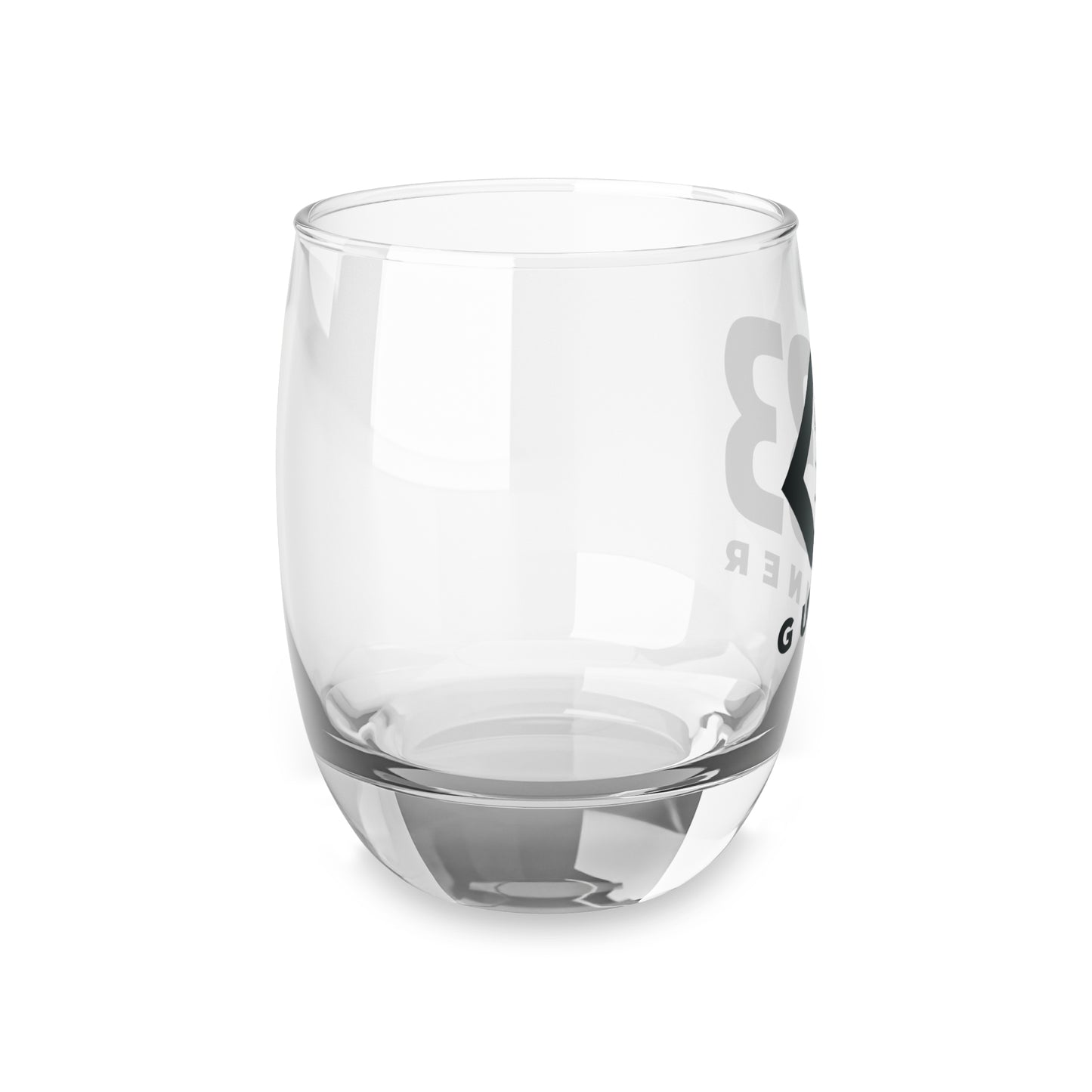 All Heart Gunner Black Logo - 6oz Whiskey Glass