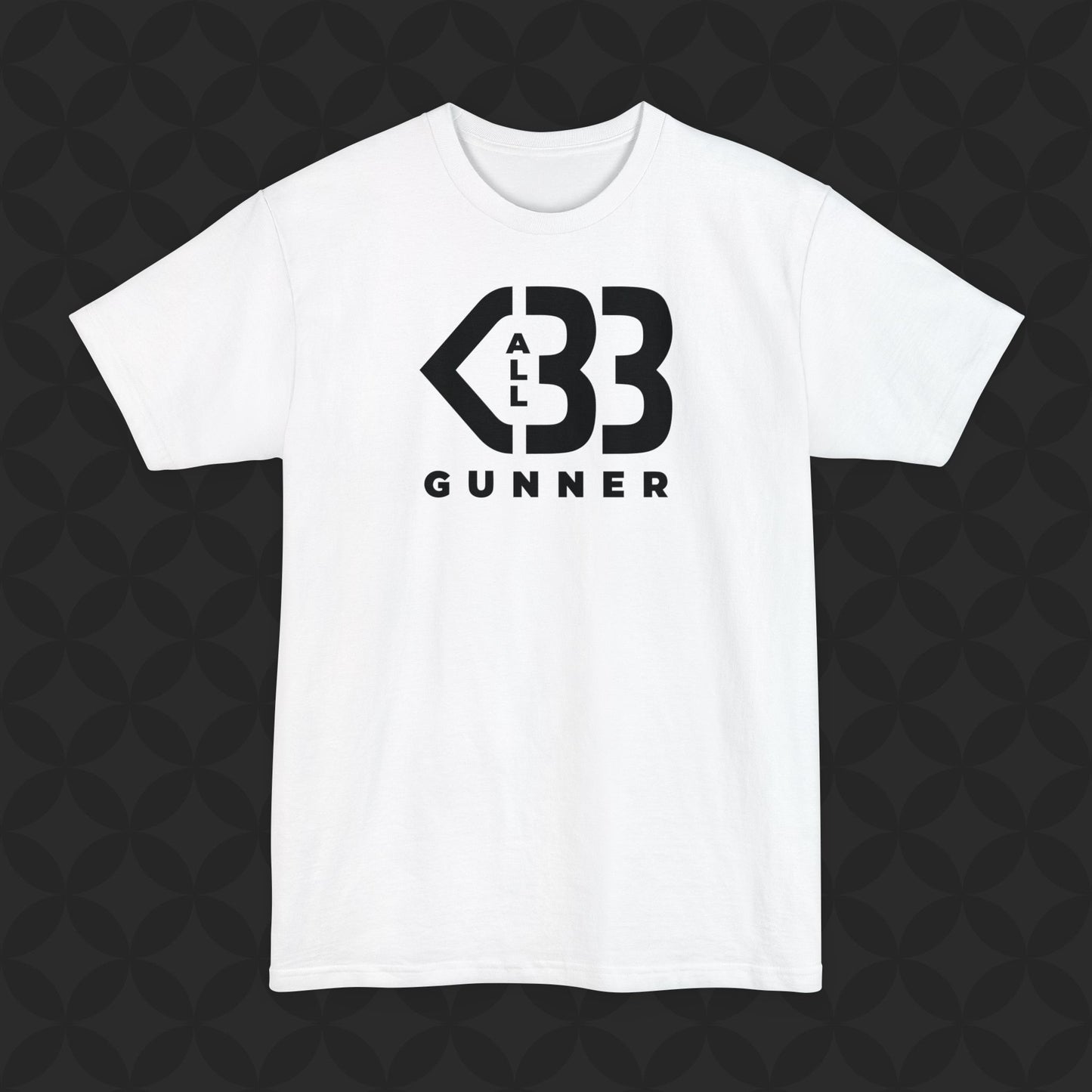 Tall Shirt - All Heart Gunner - Black Logo