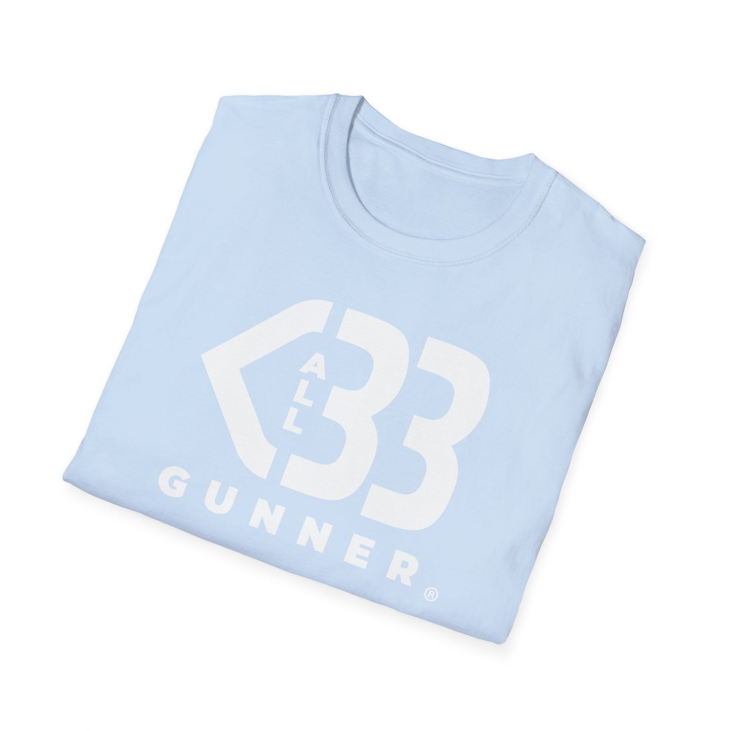 School Spirit - Carolina Blue - All Heart Gunner Logo