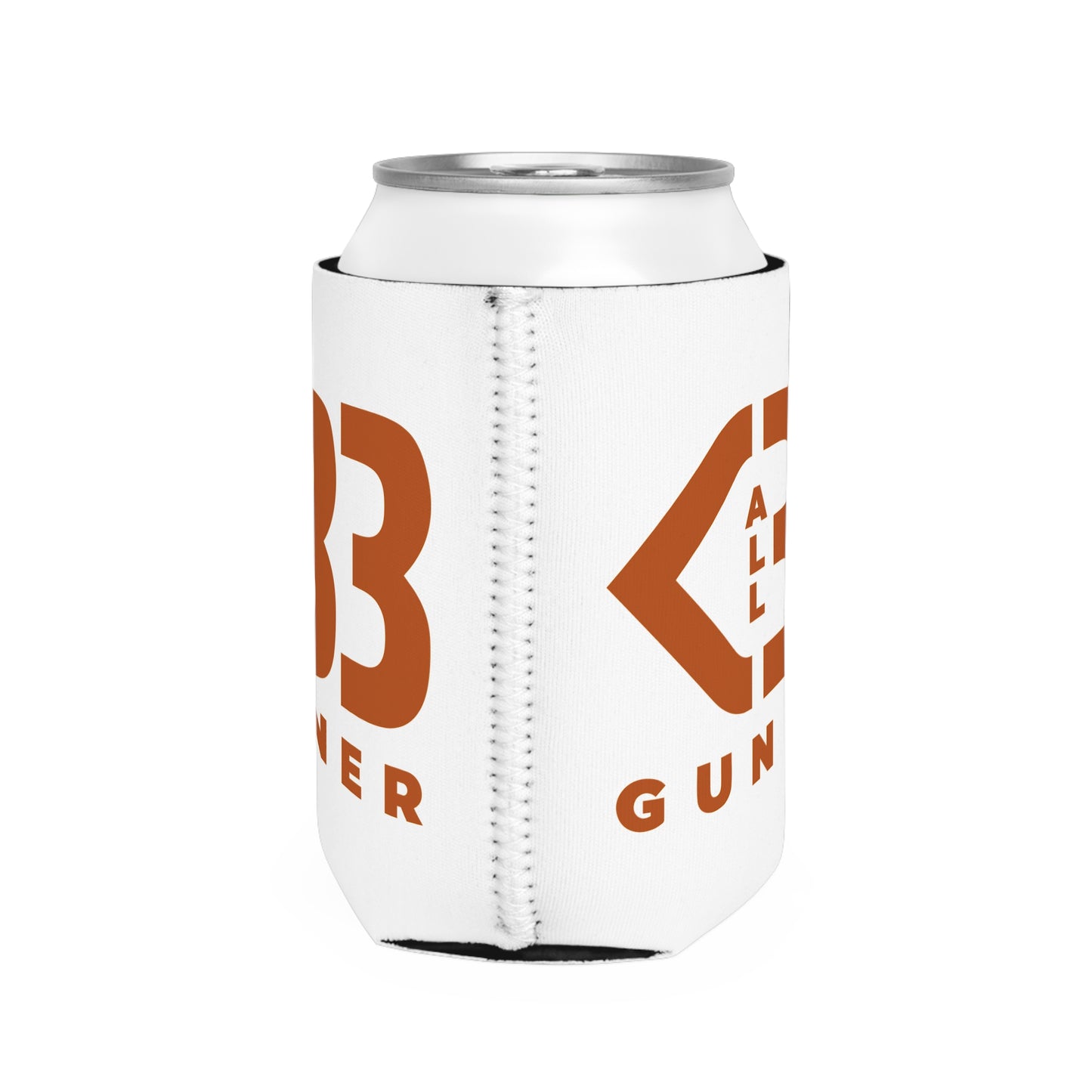 All Heart Gunner Burnt Orange Logo - Cooler Sleeve