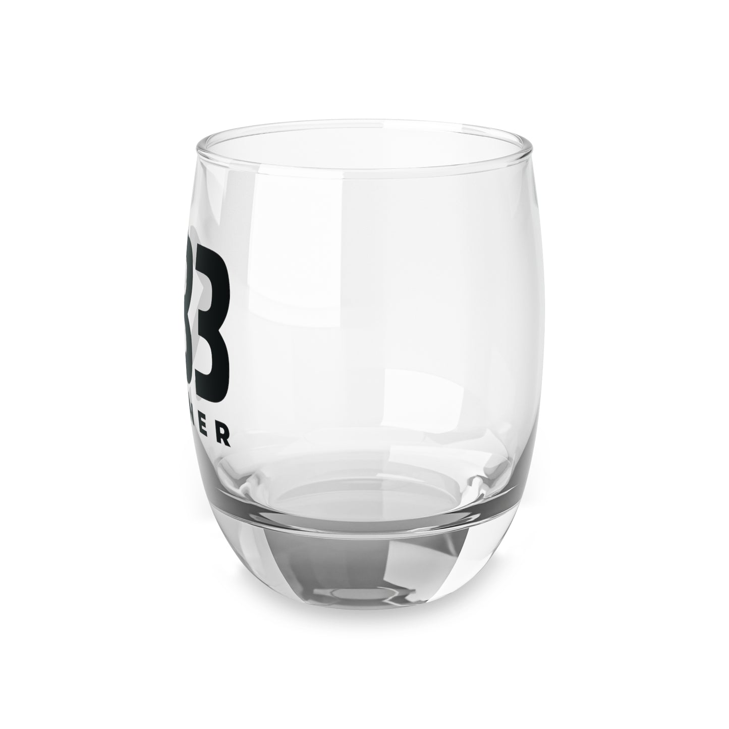 All Heart Gunner Black Logo - 6oz Whiskey Glass