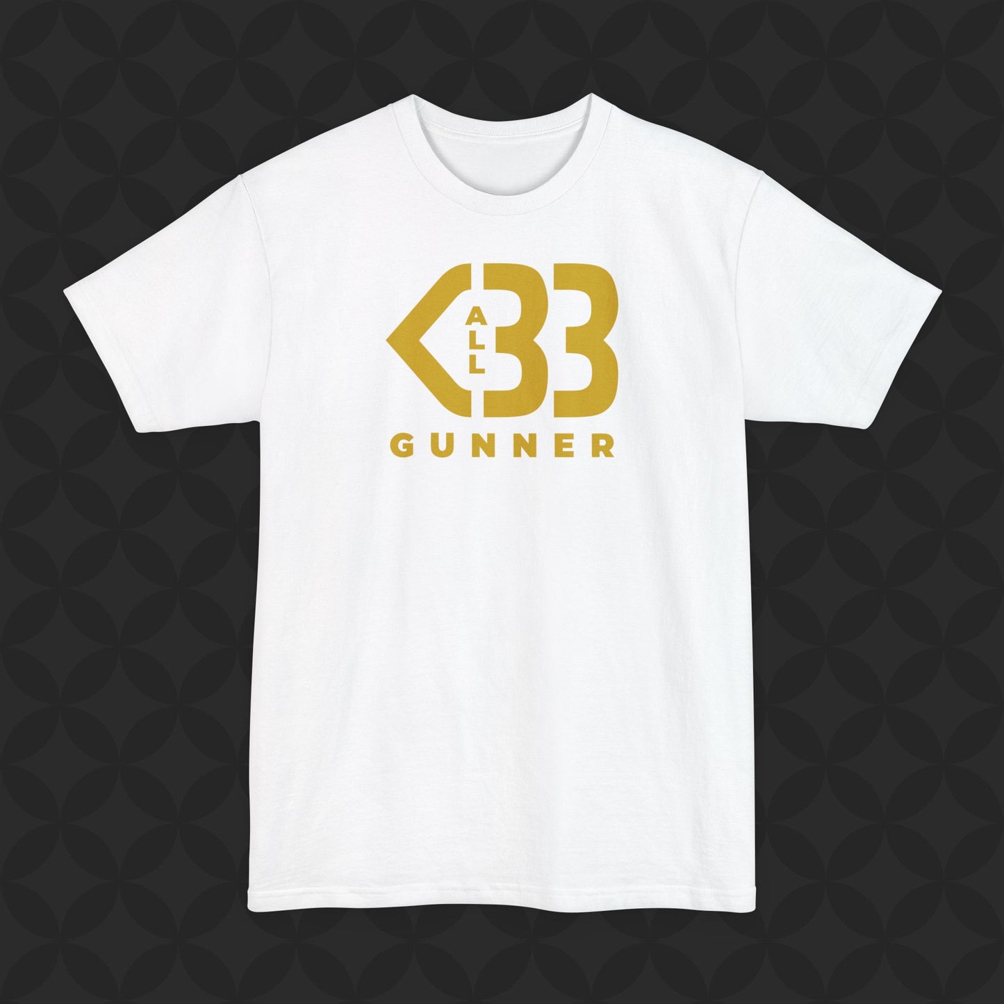 Tall Shirt - All Heart Gunner - Gold Logo