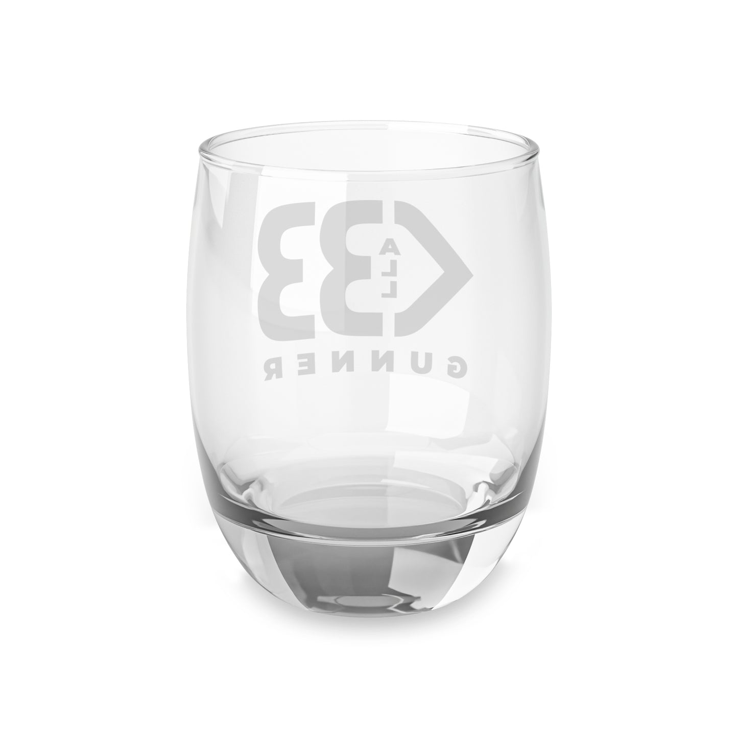 All Heart Gunner Black Logo - 6oz Whiskey Glass