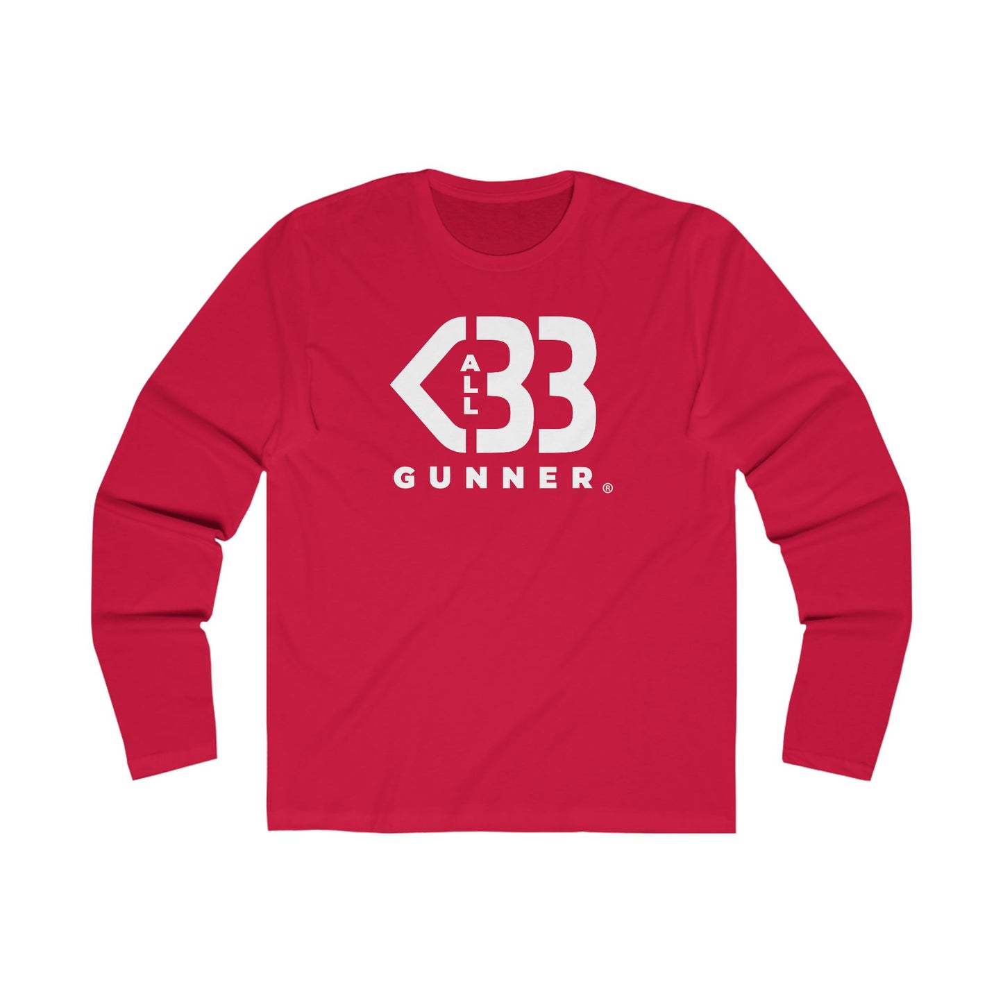 Long Sleeve - All Heart Gunner - White Logo