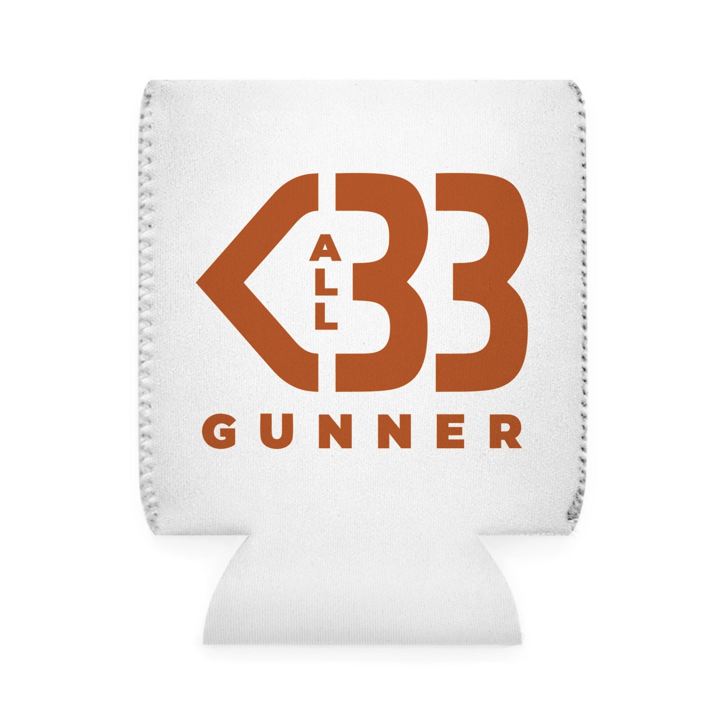 All Heart Gunner Burnt Orange Logo - Cooler Sleeve