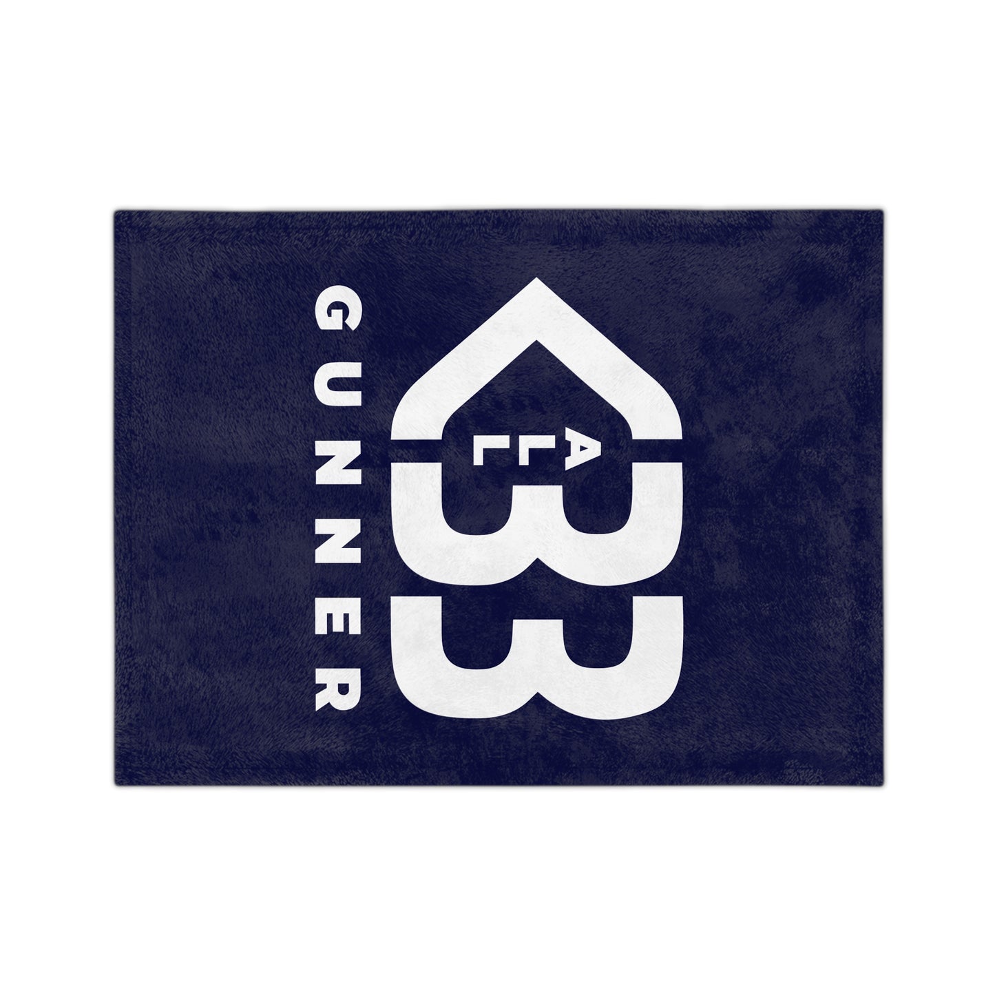 Velveteen Microfiber Blanket - All Heart Gunner Logo
