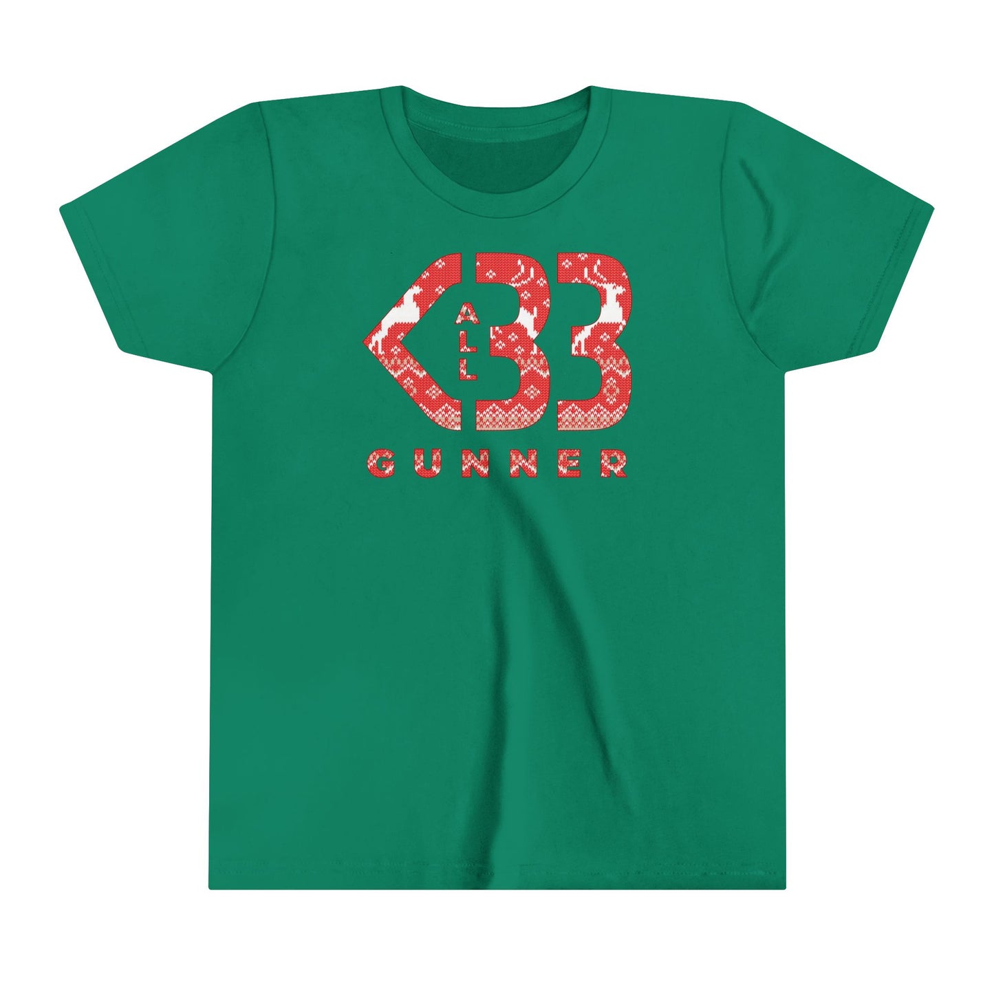 Kids Ugly Sweater Logo - All Heart Gunner