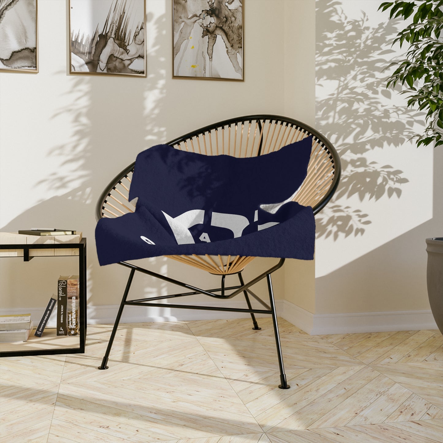 Velveteen Microfiber Blanket - All Heart Gunner Logo