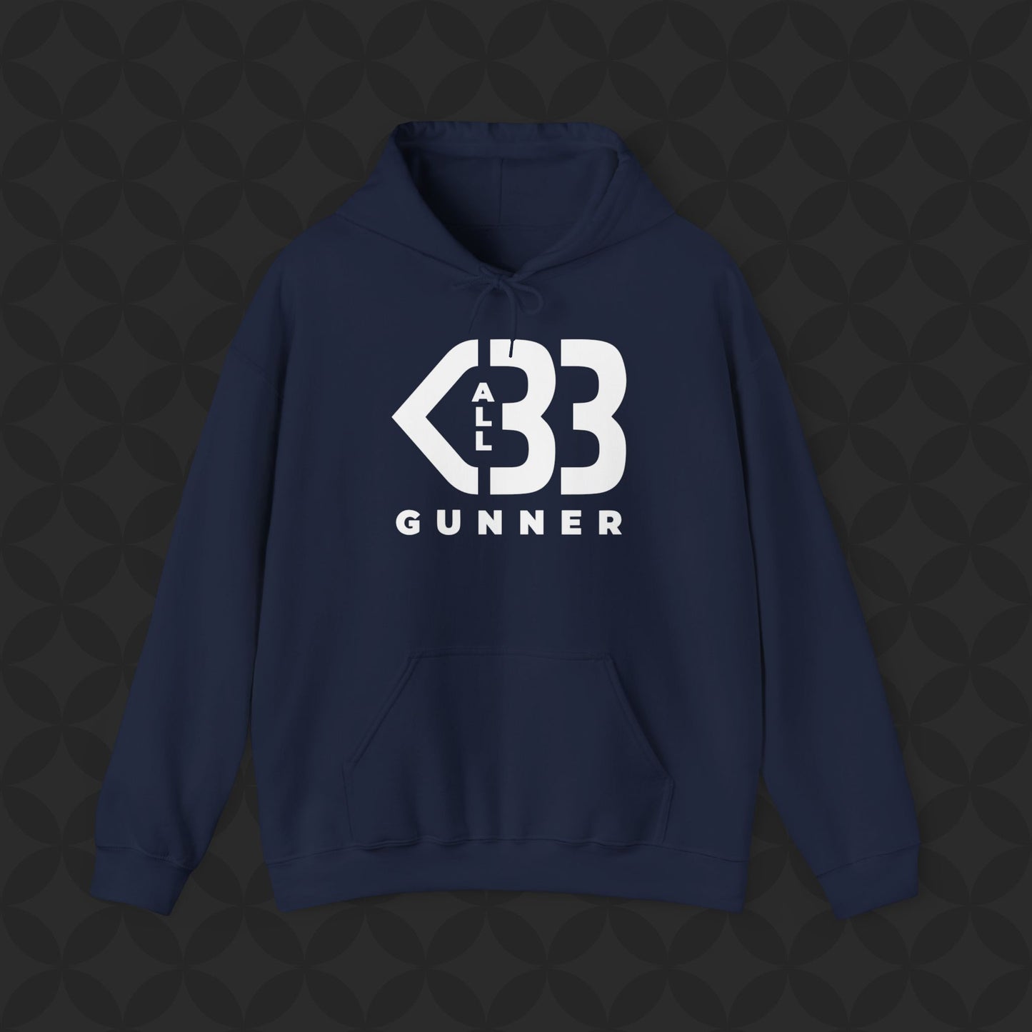 Hoody - All Heart Gunner - White Logo