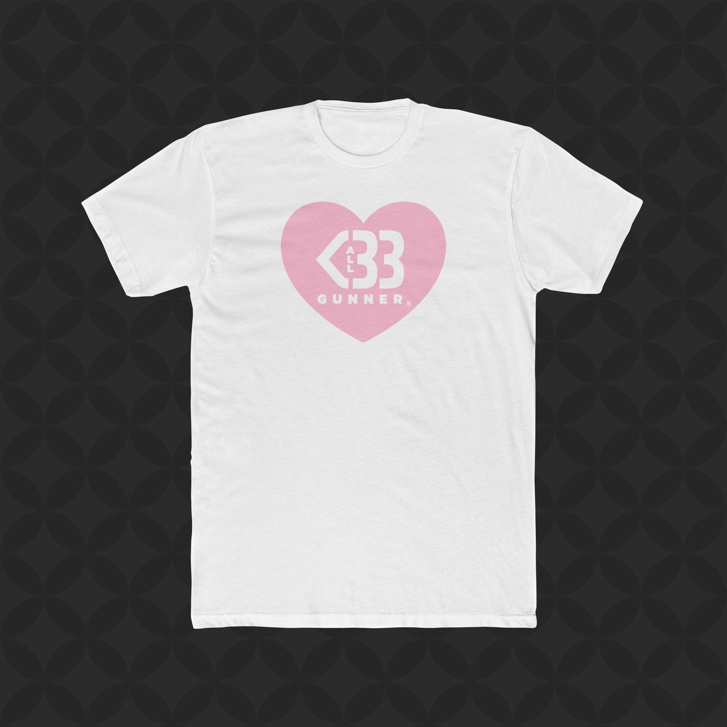 Pink Heart Logo - All Heart Gunner